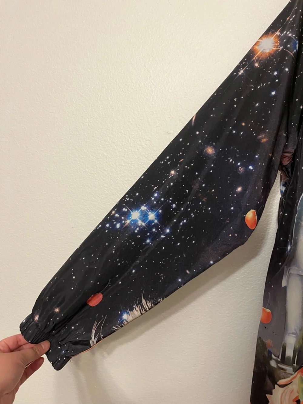 Ripndip Galaxy Cat Alien Jacket Mens Large Space Graphic Streetwear - Picture 4 of 11